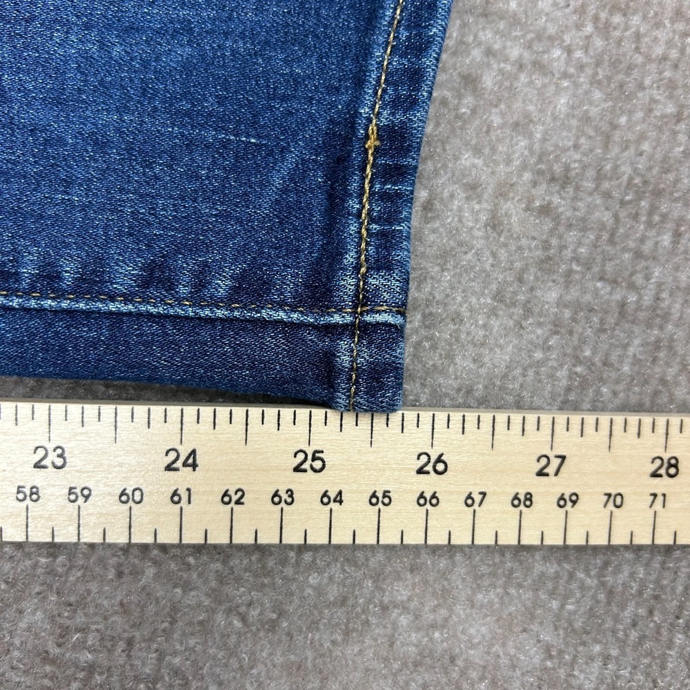 Levi's 711 Skinny Jeans Womens 30 Blue Denim Whiskered Cotton Stretch Streetwear - Picture 14 of 16